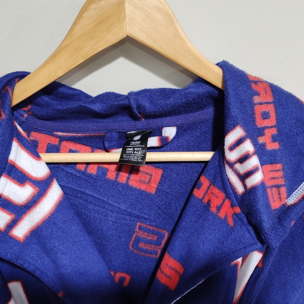 New York Giants Concepts Sport Women's Keystone Hoodie Robe - Royal - Picture 3 of 6